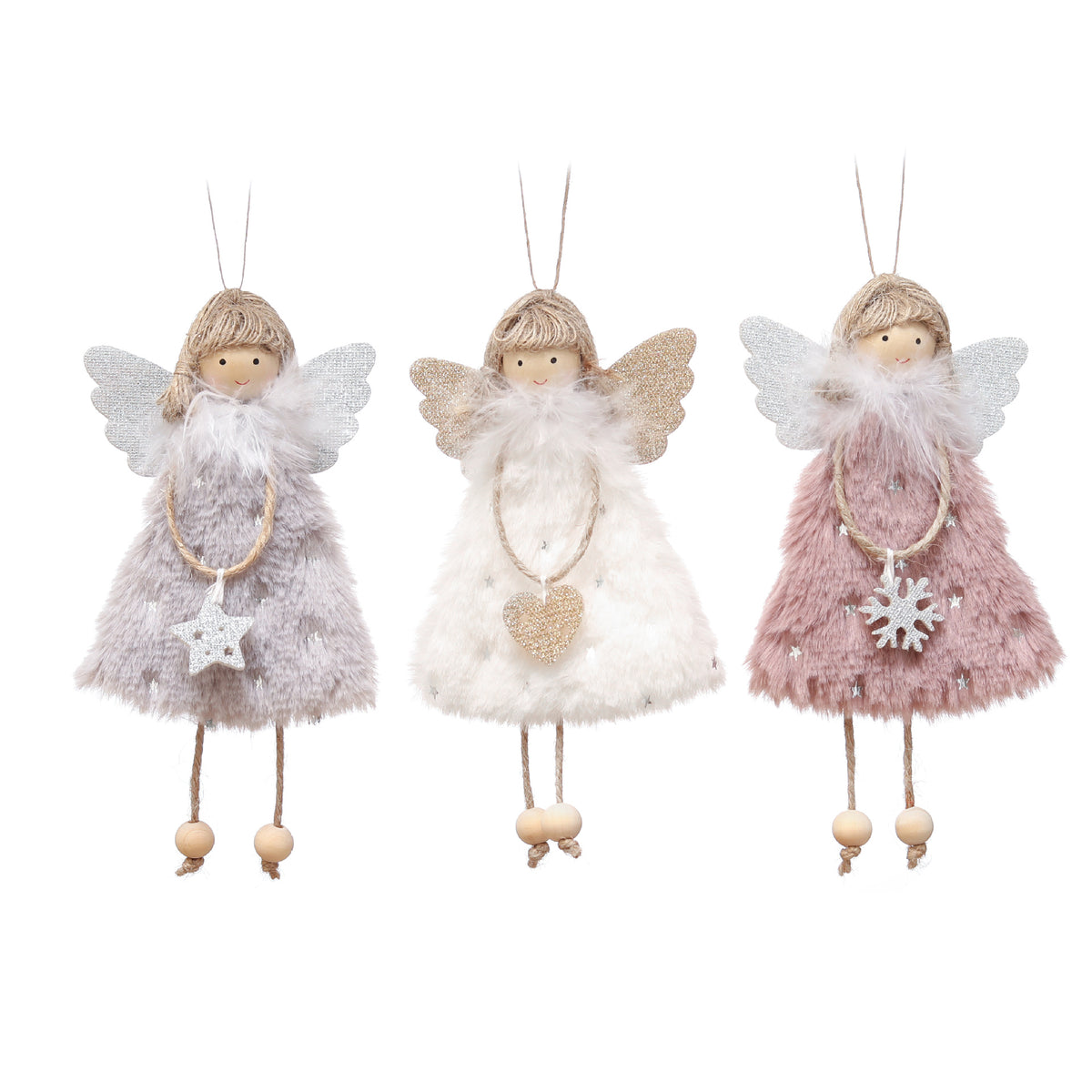 Christmas Angel Plush Ornament