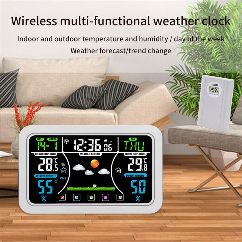 Wireless Touchscreen Weather Station & Digital Clock