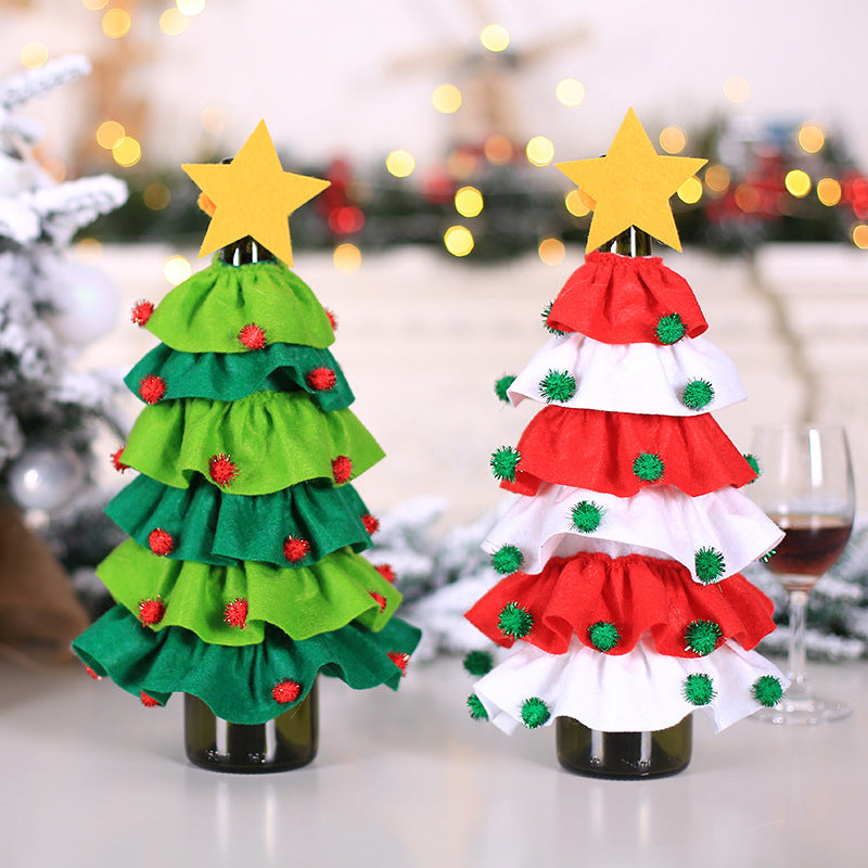 Christmas Tree Wine Bottle Cover from Mish Mash Market