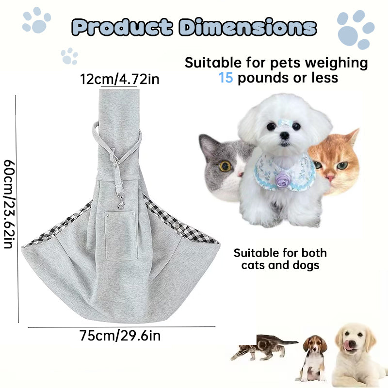 Pet Carrier Sling Bag for Small Dogs and Cats from Mish Mash Market