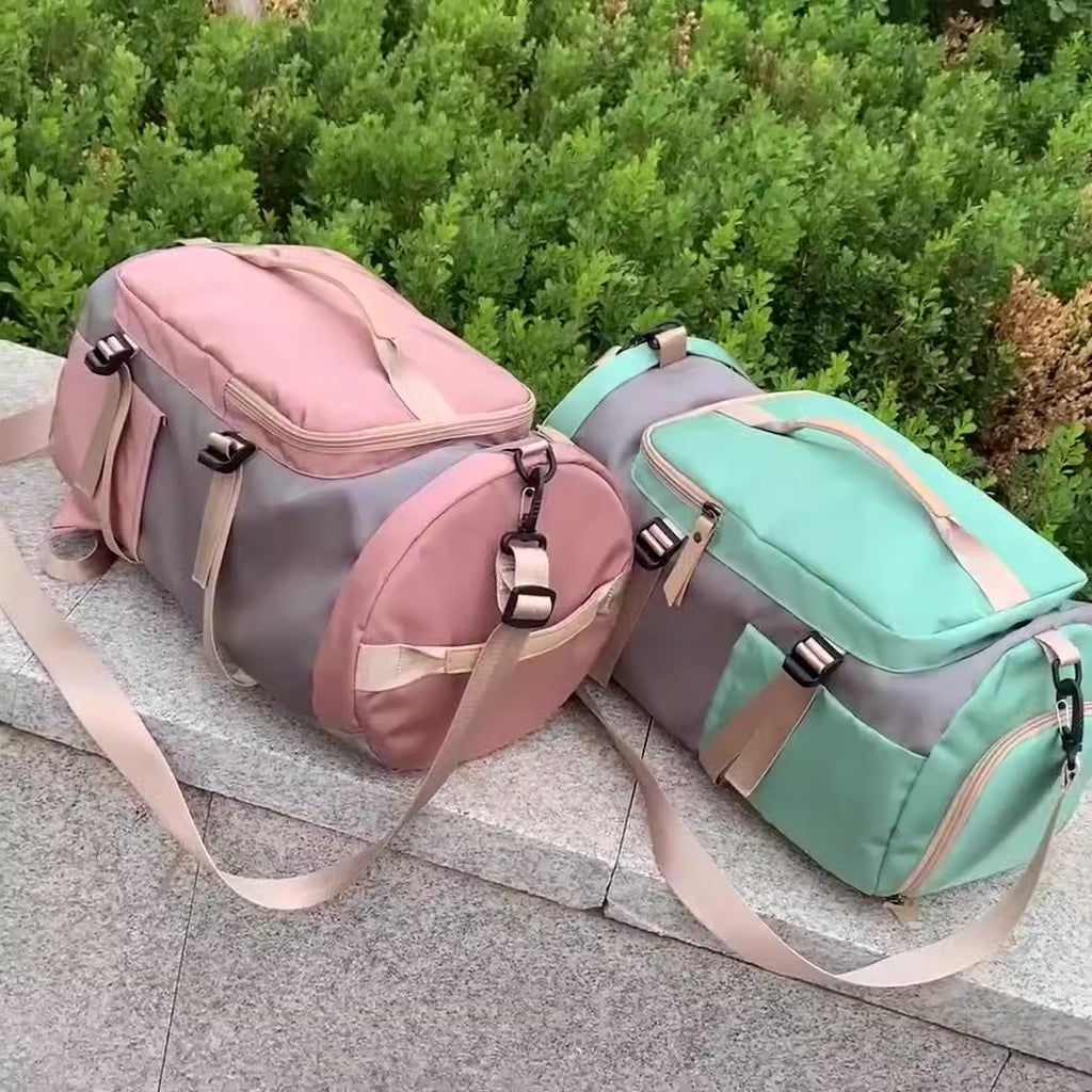 Women’s Gym Backpack with Shoe Compartment - Waterproof Travel & Fitness Bag from Mish Mash Market