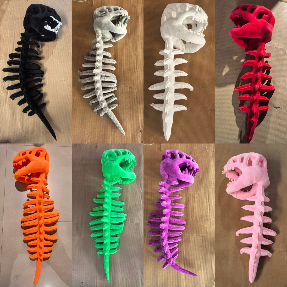 Dinosaur Skeleton Headpiece and Back Bone Cosplay Costume Prop from Mish Mash Market