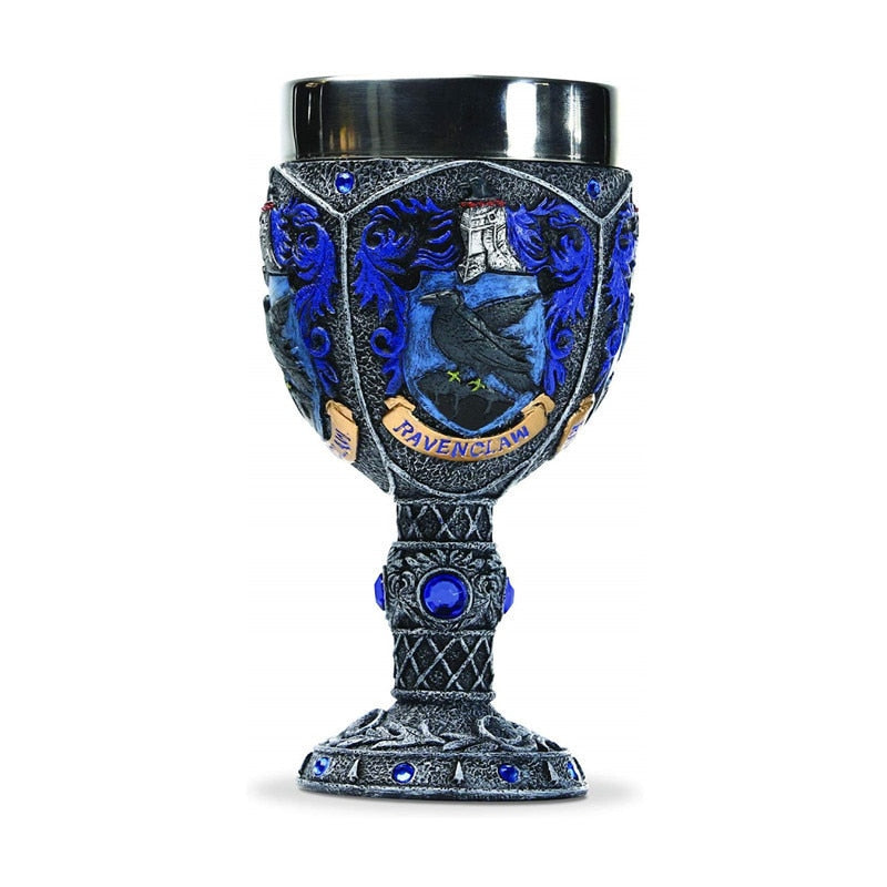 Medieval Dragon & Sigil 3D Resin Goblet - Stainless Steel Interior from Mish Mash Market