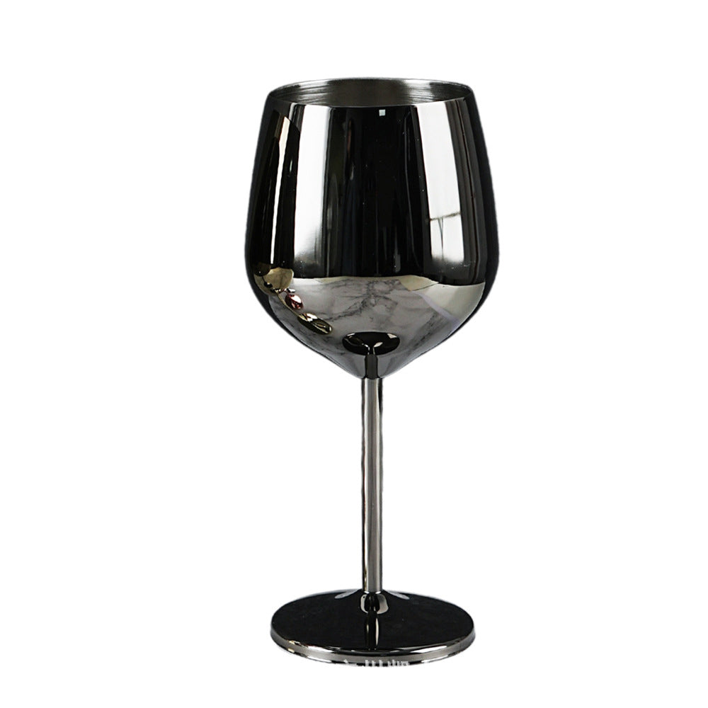 Unbreakable 17oz Stainless Steel Wine Glass – Premium Shatterproof Metal Goblet