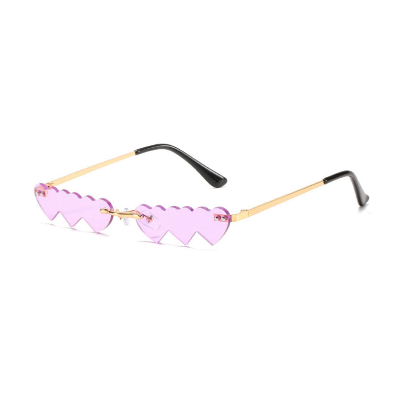 Retro Heart-Shaped Sunglasses - Trendy Festival & Party Eyewear from Mish Mash Market