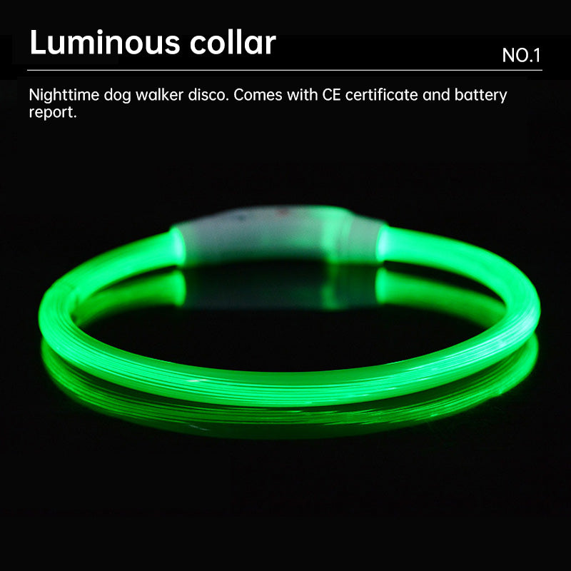 LED Fiber Optic Dog Collar from Mish Mash Market
