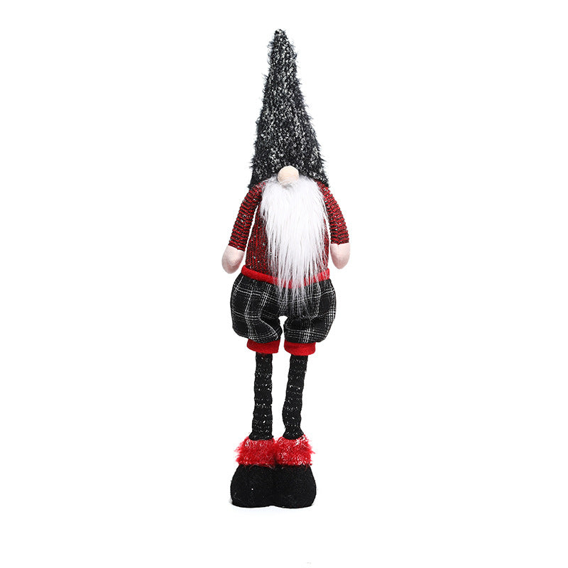 Retractable Christmas Plush Standing Gnome