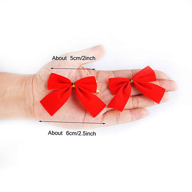 12-Piece Christmas Tree Bows from Mish Mash Market