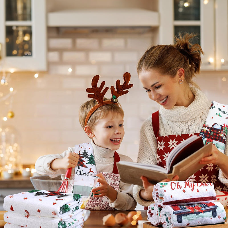 Festive Christmas Kitchen Towels from Mish Mash Market