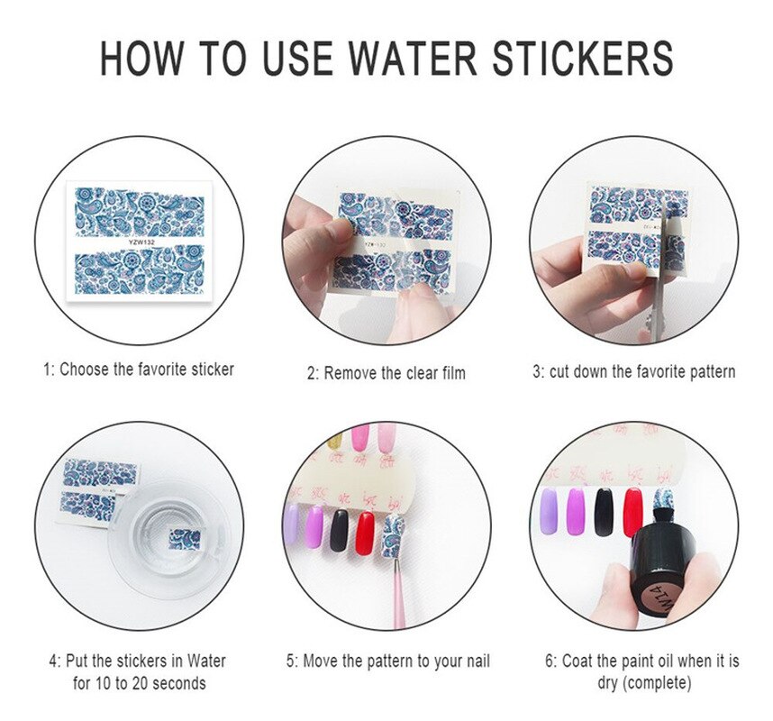 Christmas Water Transfer Nail Decals