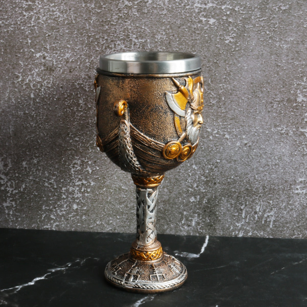 Norse Viking Goddess Valkyrie Wine Goblet from Mish Mash Market