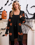 Spooktacular Pumpkin Head Knit Cardigan Sweater from Mish Mash Market