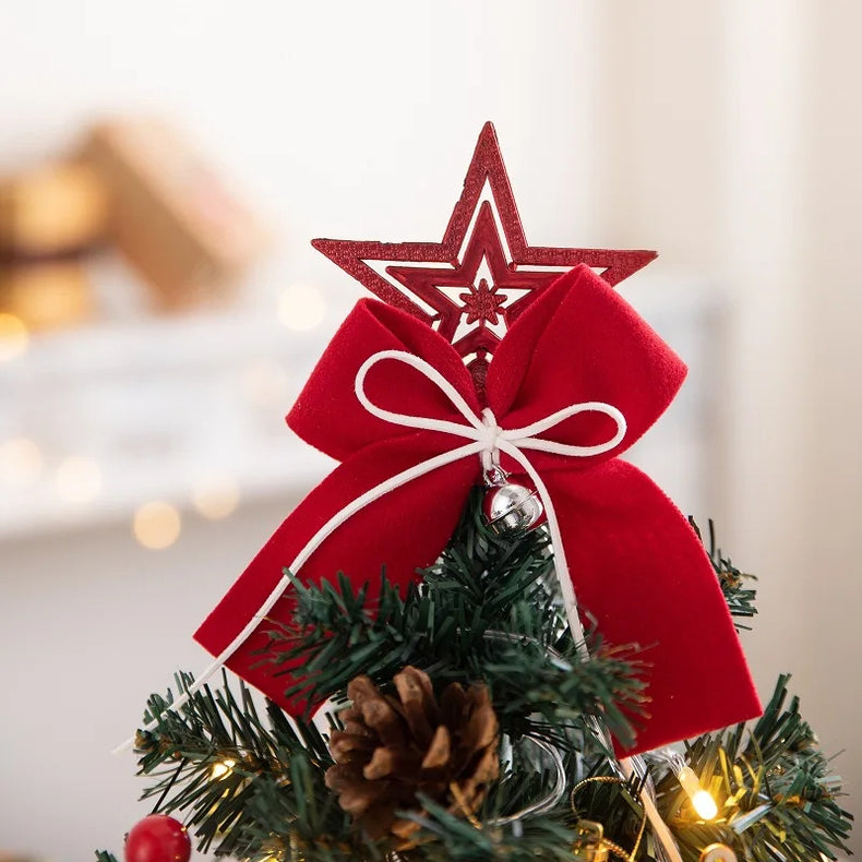 DIY Desktop Mini Christmas Tree with LED Lights