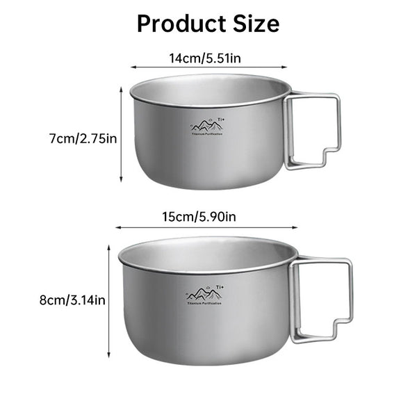 Titanium Alloy Camping Pot from Mish Mash Market
