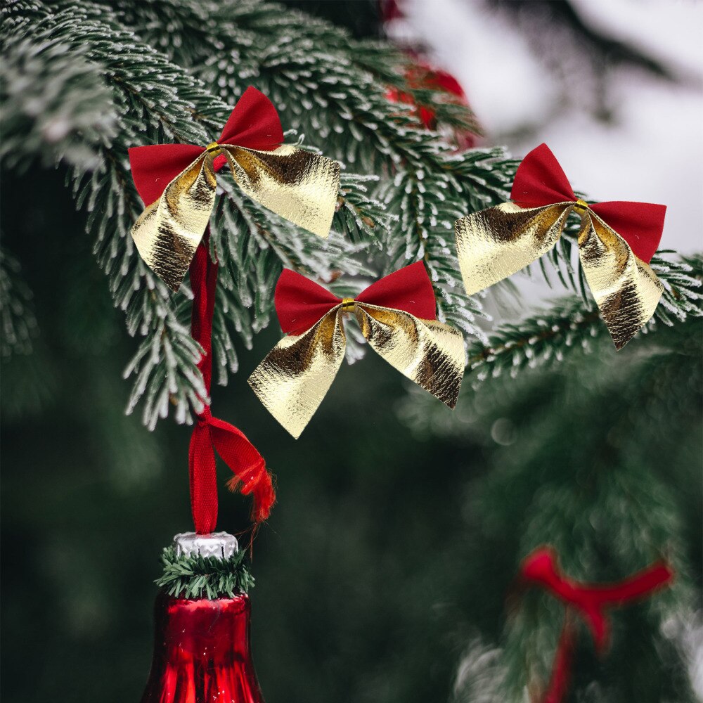 100-Piece Christmas Tree Ribbon Bows