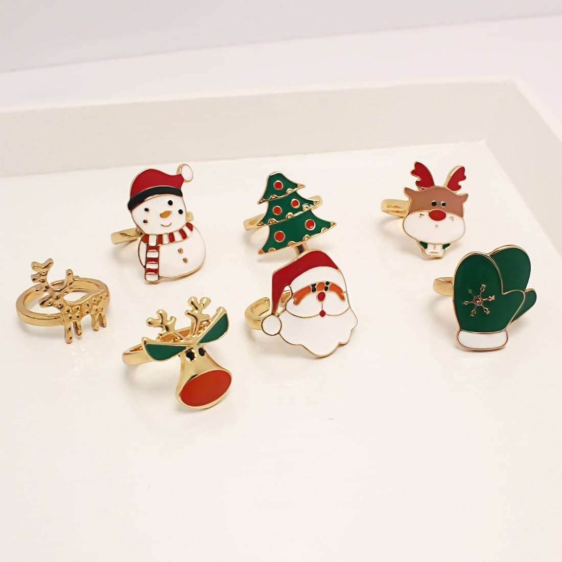Christmas Character  Adjustable Ring