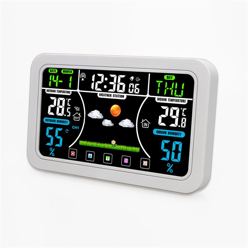 Wireless Touchscreen Weather Station & Digital Clock