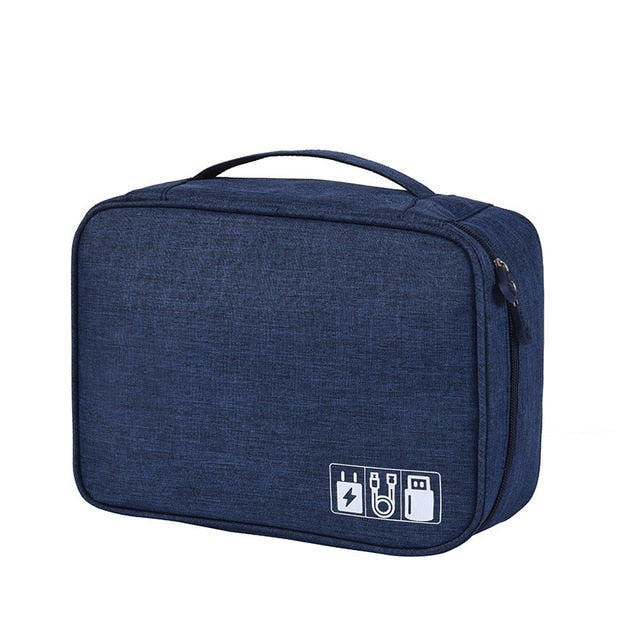 Universal Electronic Accessories Organizer – Travel Storage Bag for Cables, Power Banks & Digital Gadgets from Mish Mash Market