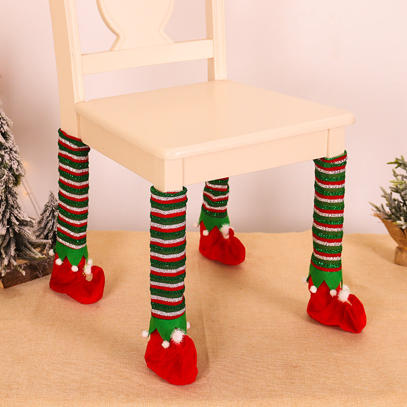 Christmas Elf Table and Chair Leg Covers from Mish Mash Market