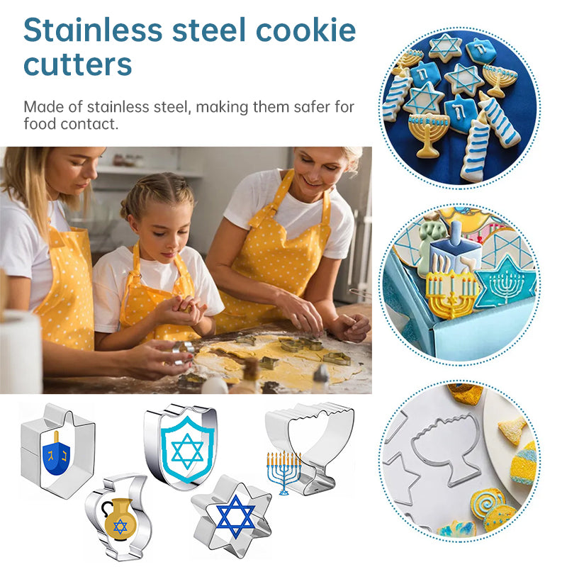 Hanukkah Cookie Cutter Set from Mish Mash Market