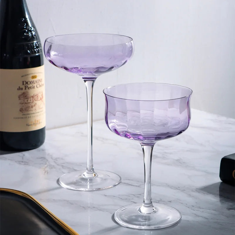 Nordic Lavender Crystal Wine Glass & Decanter from Mish Mash Market