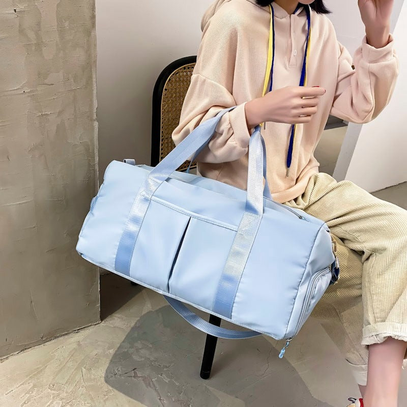 Sport Fitness Gym Bag with Shoe Compartment - Travel Duffel Bag from Mish Mash Market