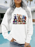 Happy Hallothanksmas Gnome Seasonal Graphic Sweatshirt from Mish Mash Market