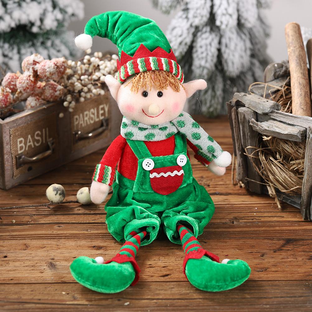 Christmas Hanging Leg Elf Doll from Mish Mash Market