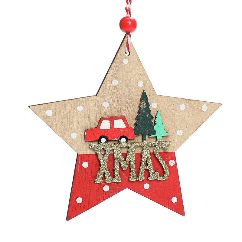 Rustic Wooden Christmas Ornaments