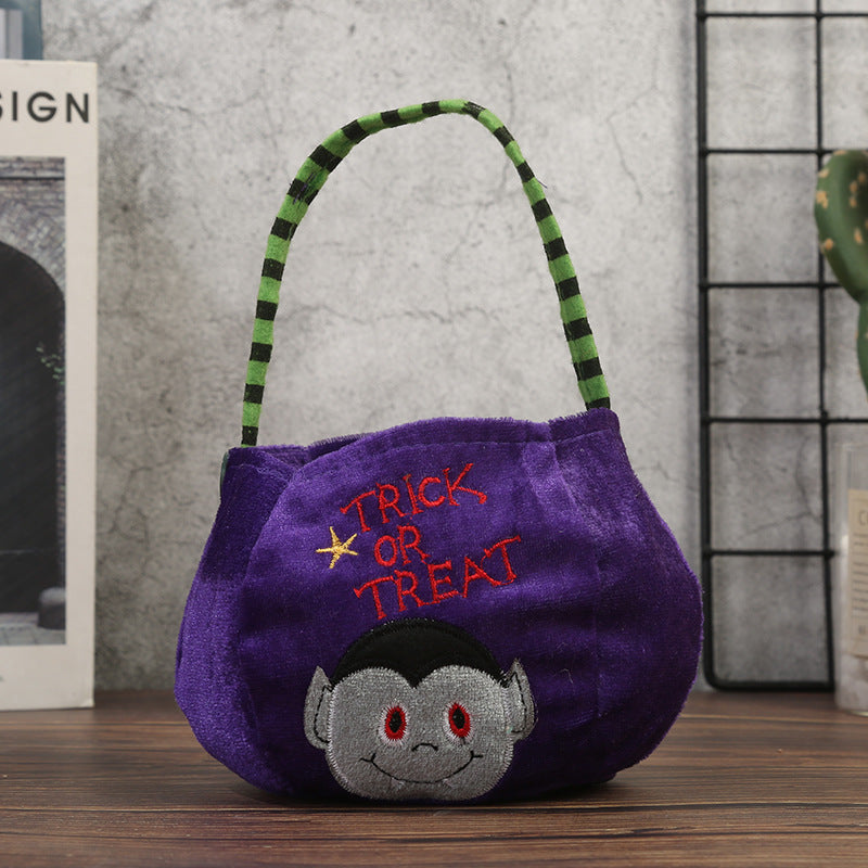 Halloween Plush Trick-or-Treat Candy Tote Bag from Mish Mash Market
