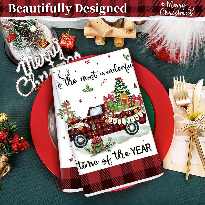 Festive Christmas Kitchen Towels from Mish Mash Market