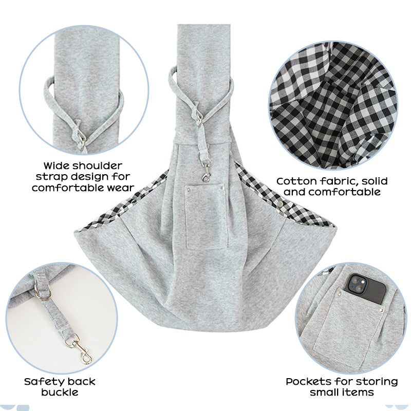 Pet Carrier Sling Bag for Small Dogs and Cats from Mish Mash Market