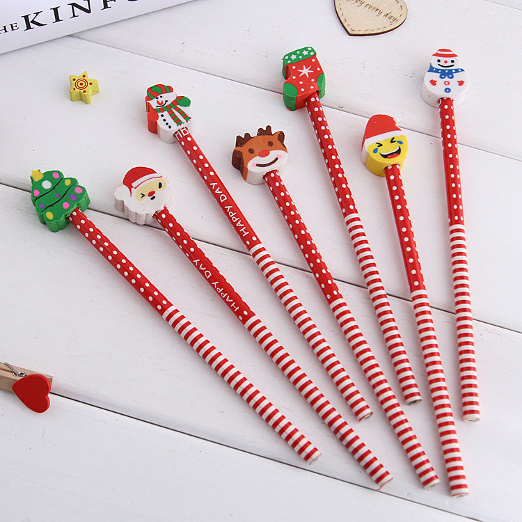 5 Piece Festive Christmas Pencil Set from Mish Mash Market