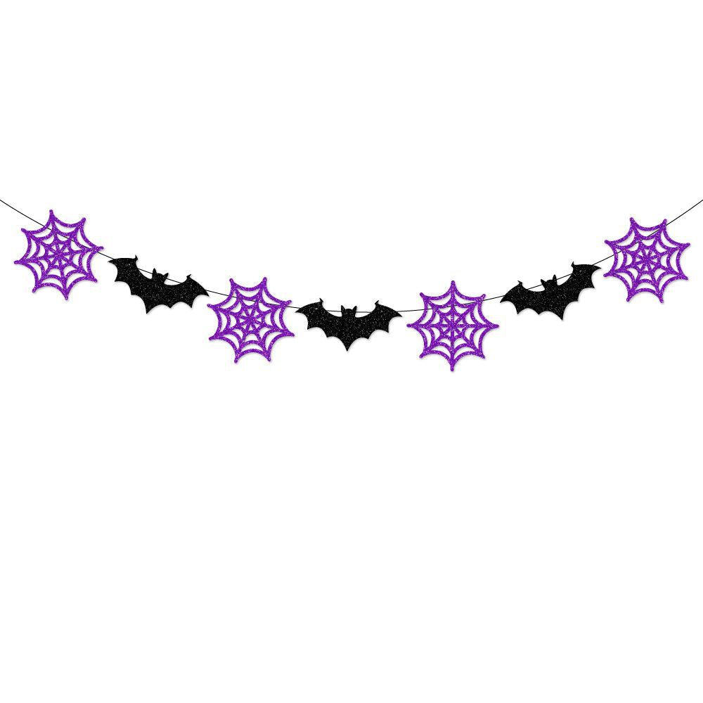 Halloween Bat & Spider Garland Banner Set from Mish Mash Market