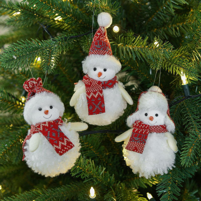 Plush Snowman Christmas Tree Ornament from Mish Mash Market