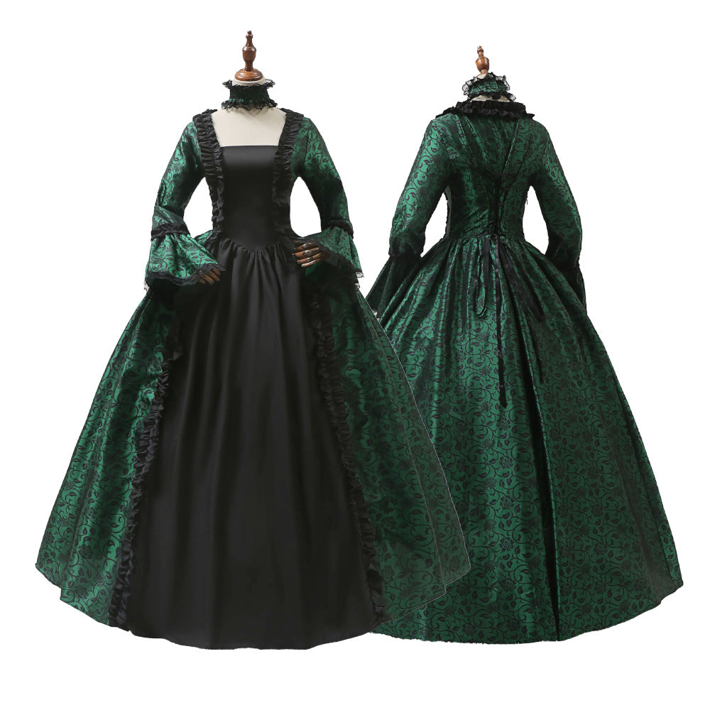 Retro Victorian Gothic Halloween Ball Gown Costume from Mish Mash Market