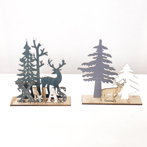 Christmas Deer Wooden Decoration from Mish Mash Market