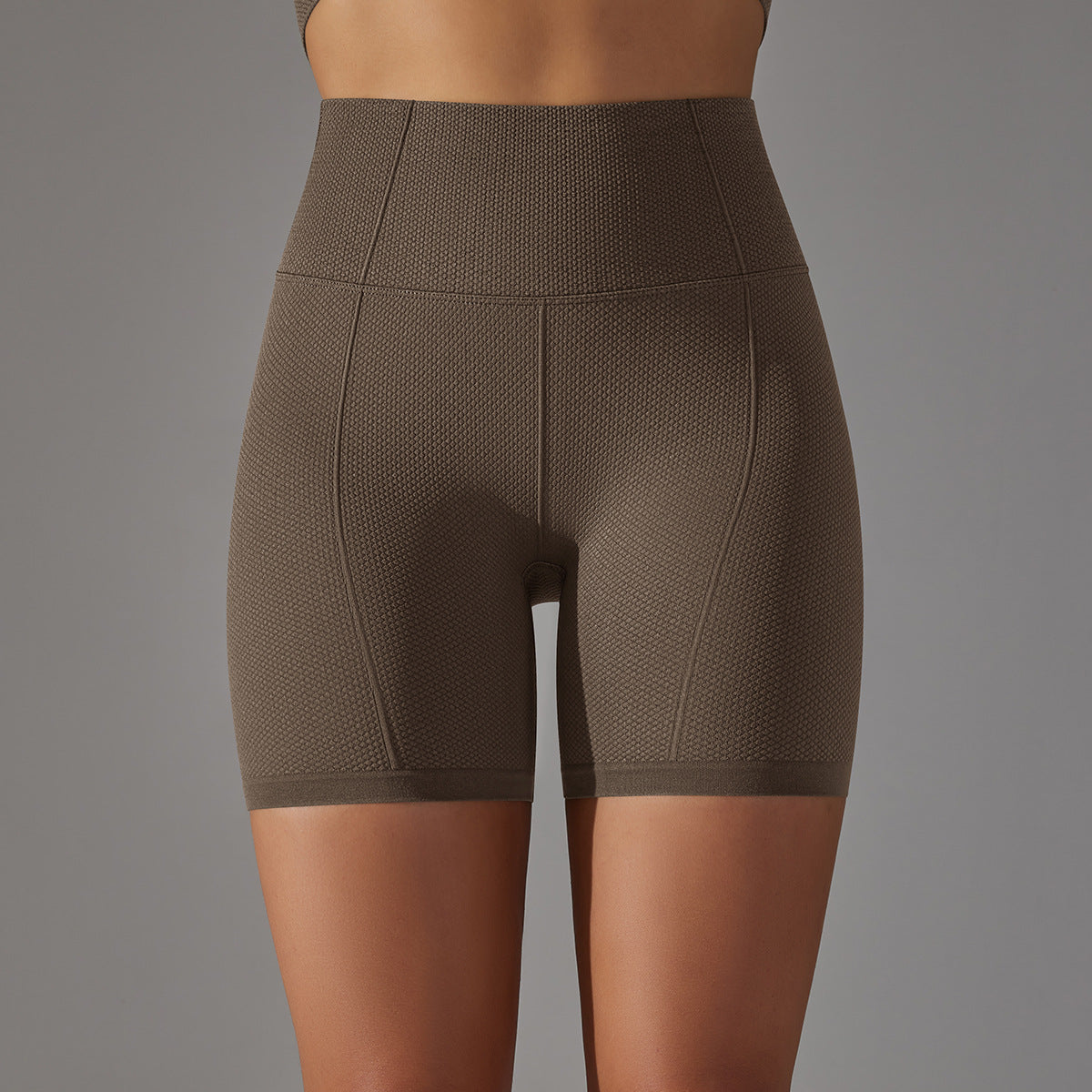 Seamless High-Waisted Tummy-Control Butt-Lifting Yoga Shorts from Mish Mash Market