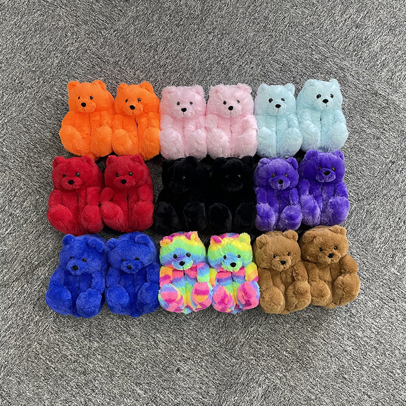 Teddy Bear Slippers from Mish Mash Market