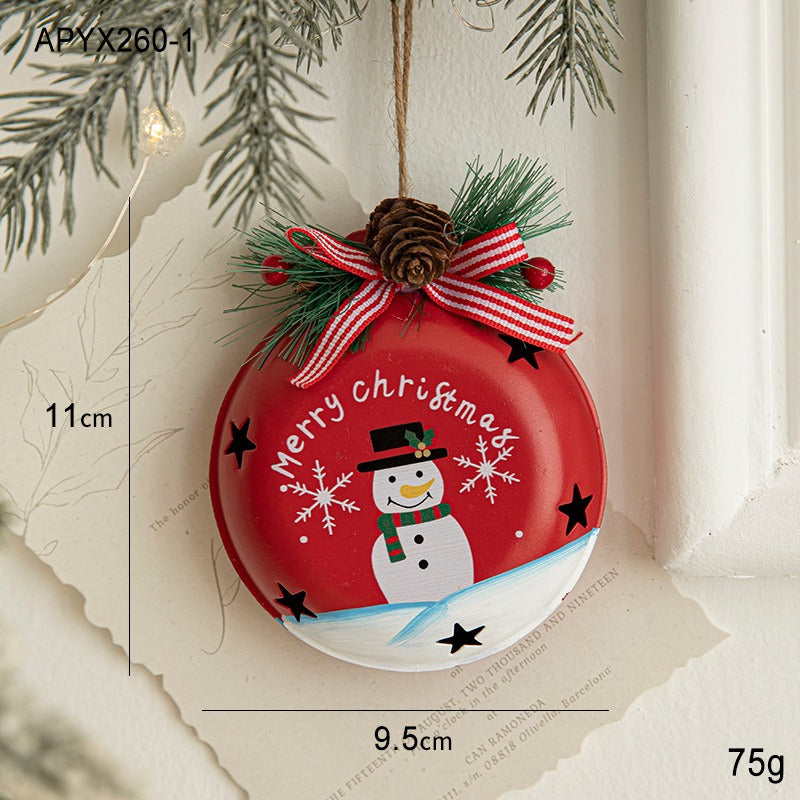 Painted Iron Bell Christmas Ornament from Mish Mash Market