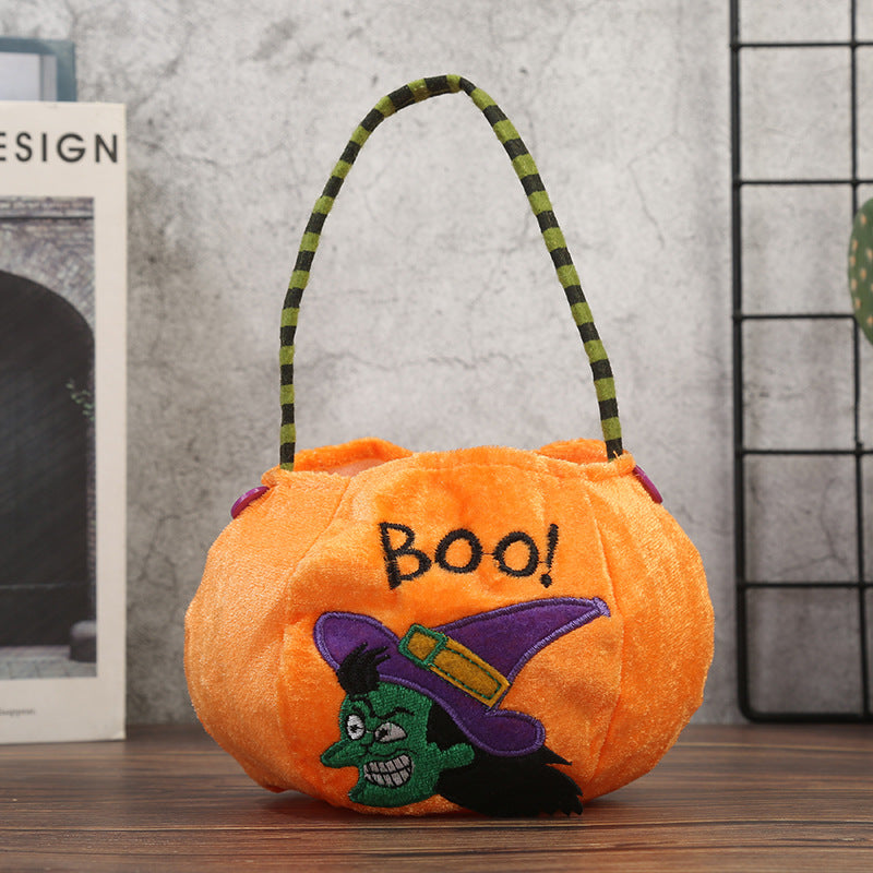 Halloween Plush Trick-or-Treat Candy Tote Bag from Mish Mash Market