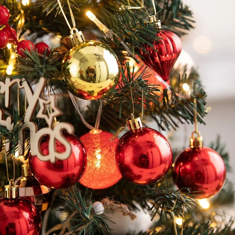 DIY Desktop Mini Christmas Tree with LED Lights