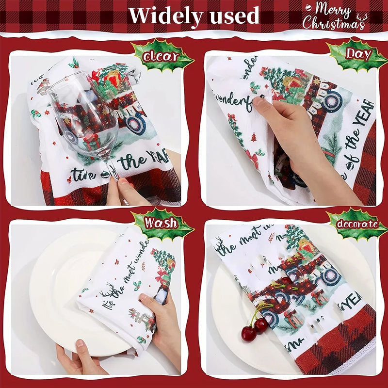 Festive Christmas Kitchen Towels from Mish Mash Market