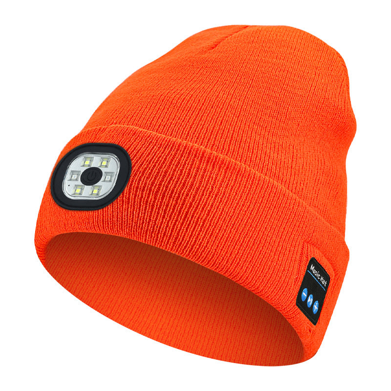 Warm LED Beanie with Bluetooth 5.4 Stereo & Hands-Free Calling from Mish Mash Market