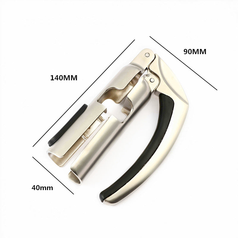 Professional Zinc Alloy Champagne Opener – Heavy Duty Wing Corkscrew & Beer Opener from Mish Mash Market