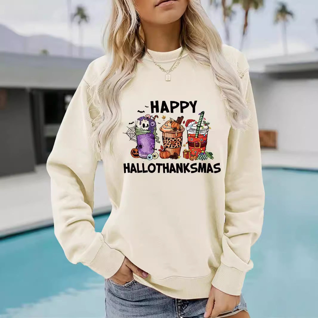 Happy Hallothanksmas Seasonal Graphic Sweatshirt from Mish Mash Market
