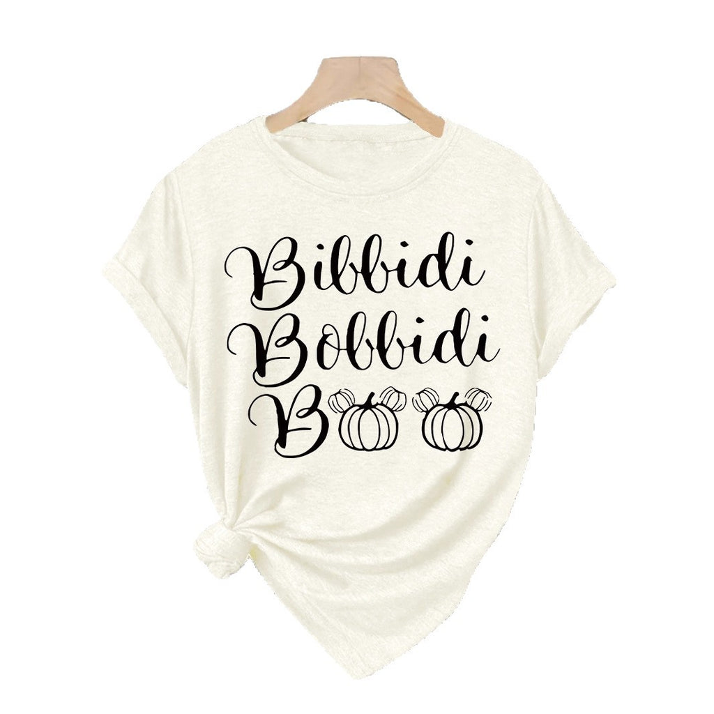 Bibbidi Bobbidi Boo Halloween Printed Loose T-Shirt from Mish Mash Market