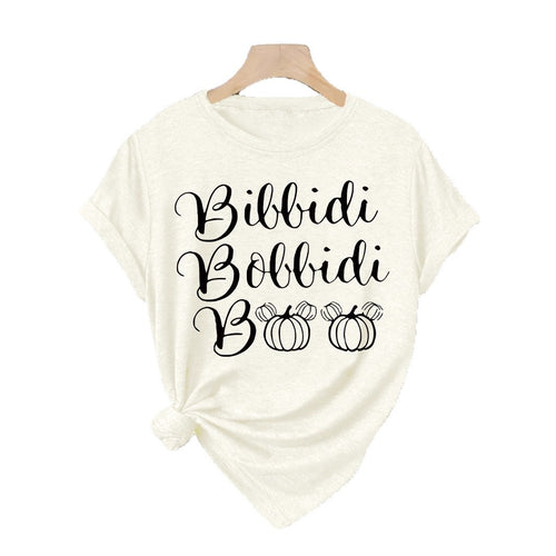 Bibbidi Bobbidi Boo Halloween Printed Loose T-Shirt from Mish Mash Market