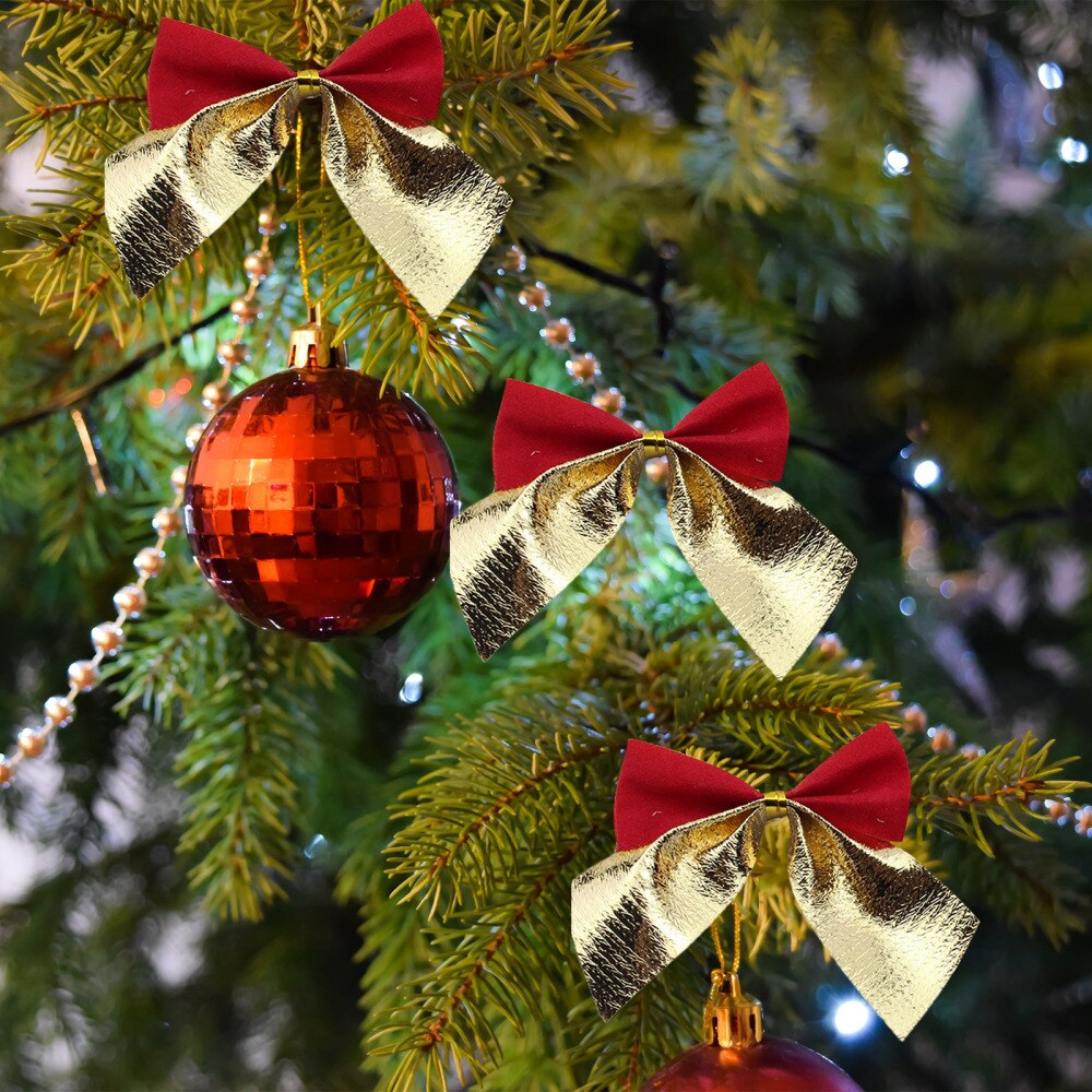 100-Piece Christmas Tree Ribbon Bows