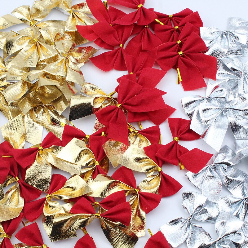 100-Piece Christmas Tree Ribbon Bows